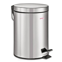 Ведро-контейнер для мусора (урна) с педалью LAIMA Classic, 12 л, зеркальное, нержавеющая сталь, со съемным внутренним ведром в Смоленске