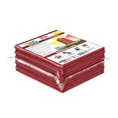 Мешки для мусора 160 л, красные, в пачке 10 шт., ПВД, 40 мкм, 900х1100 мм, i-Bag