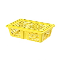Ящик продуктовый универсальный желтый в Смоленске