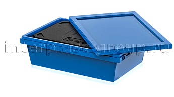 Изотермический контейнер KV 6416 в сборе с крышкой голубой в Смоленске