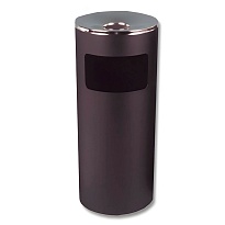 Урна металлическая с пепельницей, Титан, 29 л, черная, оцинкованная сталь в Смоленске Урна металлическая с пепельницей, Титан, 29 л, черная, оцинкованная сталь в Смоленске