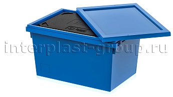 Изотермический контейнер KV 6432 в сборе с крышкой голубой в Смоленске