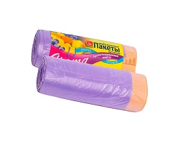 Мешки для мусора 35 л, ароматизированные, Лаванда, сиреневые, в рулоне 10 шт., ПНД, 12 мкм, 560х530 мм, GRIFON Aroma, 101-080 La в Смоленске Мешки для мусора 35 л, ароматизированные, Лаванда, сиреневые, в рулоне 10 шт., ПНД, 12 мкм, 560х530 мм, GRIFON Aroma, 101-080 La в Смоленске