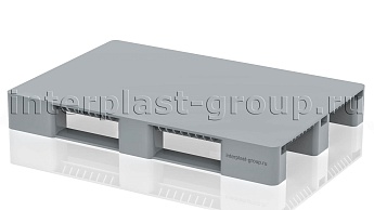 Поддон пластиковый сплошной без бортиков серый в Смоленске Поддон пластиковый сплошной без бортиков серый в Смоленске