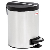 Ведро-контейнер для мусора (урна) с педалью LAIMA Modern, 5 л, матовое, нержавеющая сталь в Смоленске Ведро-контейнер для мусора (урна) с педалью LAIMA Modern, 5 л, матовое, нержавеющая сталь в Смоленске