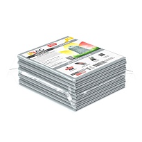 Мешки для мусора 160 л, светло-серые, в пачке 10 шт., ПВД, 40 мкм, 900х1100 мм, i-Bag в Смоленске